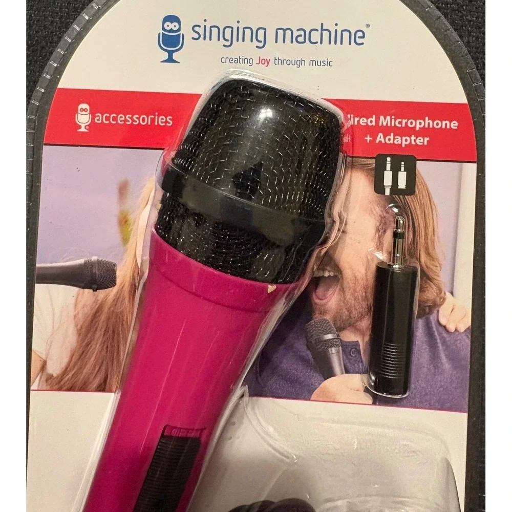 The Singing Machine SMM205P Dynamic Professional Microphone 10 FT Cord